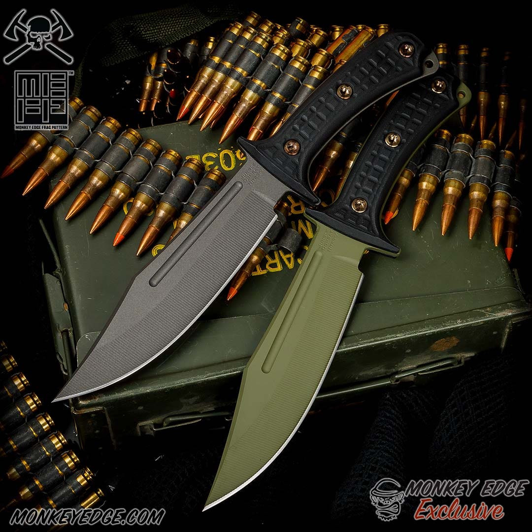 新品　RMJ Jungle combat レプリカ　鍛造D2ブレード　ナイフ RMJ Tactical: Jungle Africa - Dirty Olive G-10 - Nitro-V