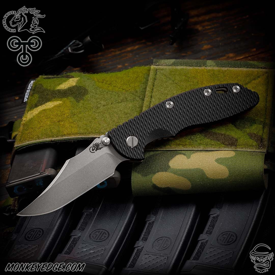 homi ぺージ Monkey Edge - Hinderer Knives: XM-18 3.5 inch Non-Flipper Bowie