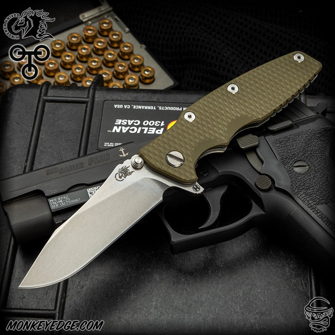 Monkey Edge - Hinderer Knives: Eklipse 3.5 Inch Slicer (Hollow
