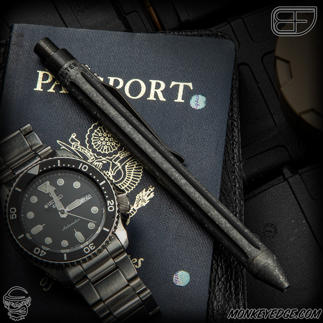 Monkey Edge - Fellhoelter TiCkler Pen - CrystalTi Straight Fluted