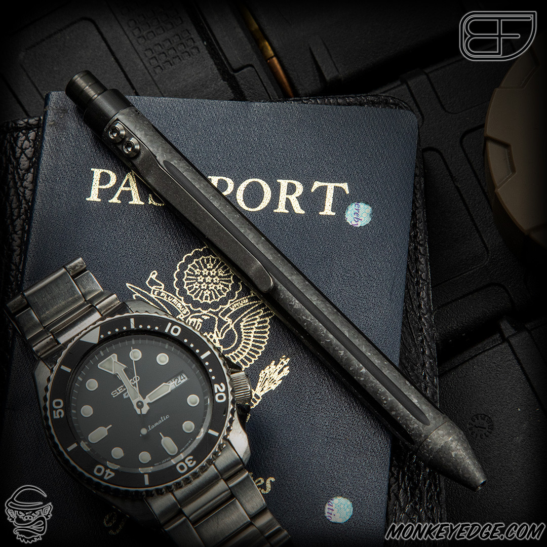 Monkey Edge - Fellhoelter TiCkler Pen - CrystalTi Straight Fluted