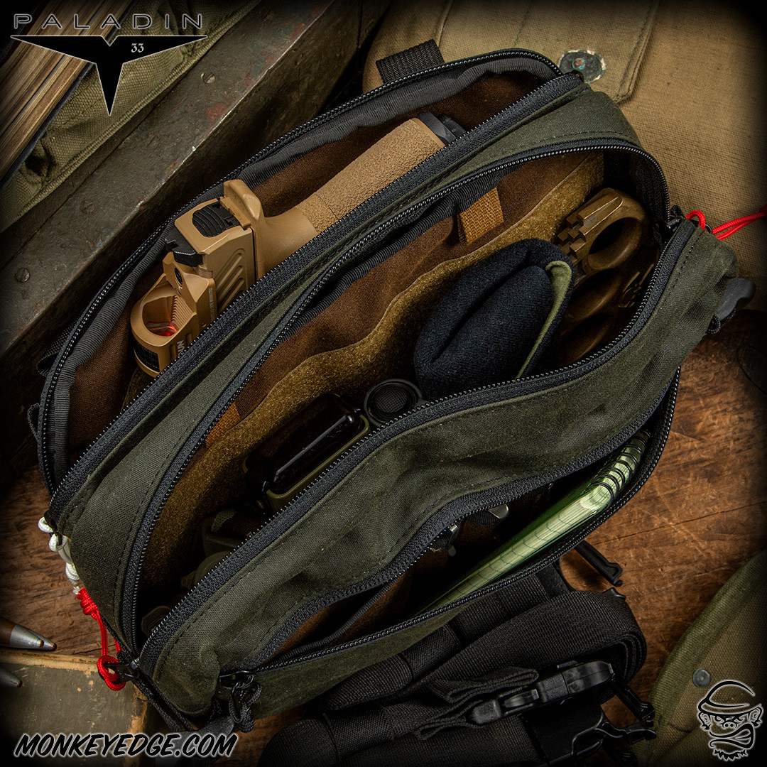 Monkey Edge - Paladin 33 Outback Omega XL - Waxed Canvas Green