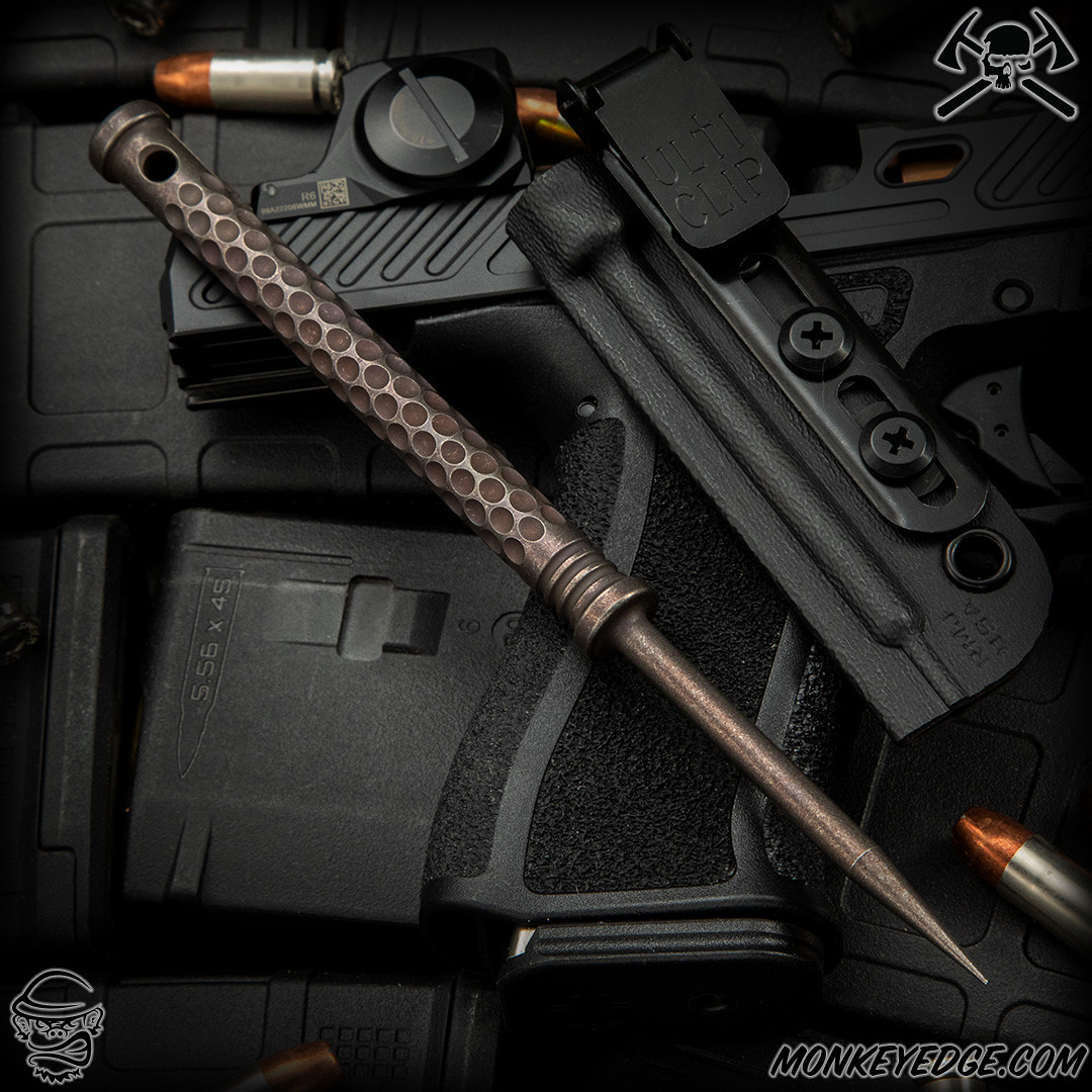 Monkey Edge - RMJ Tactical: Pentagon Pick - Titanium Vintage Bronze