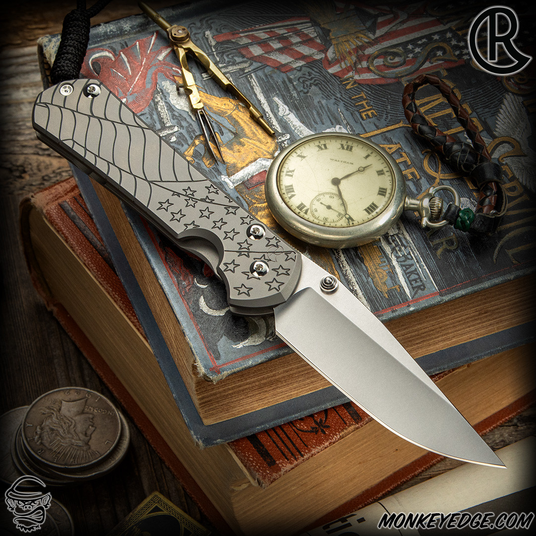 切刃 with 幻影拍覧会 / 幻影拍覧会 Monkey Edge - Chris Reeve Knives Folder: Sebenza 31 Large - Drop