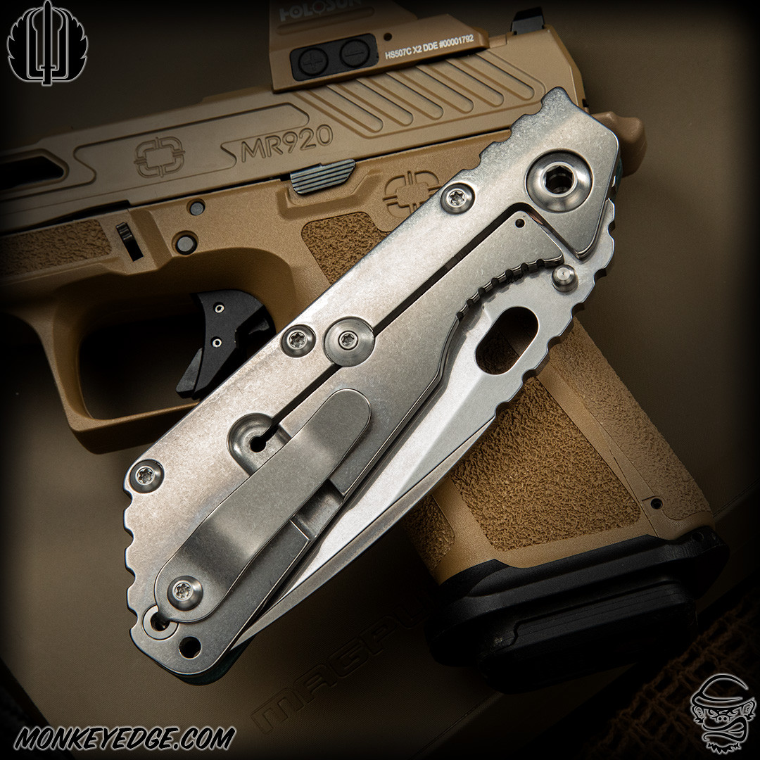 Monkey Edge - Strider Knives Folder: SMF CC Dagger Grind