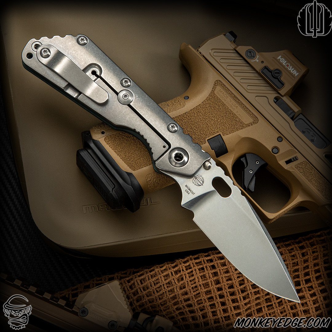 Monkey Edge - Strider Knives Folder: SMF CC Dagger Grind