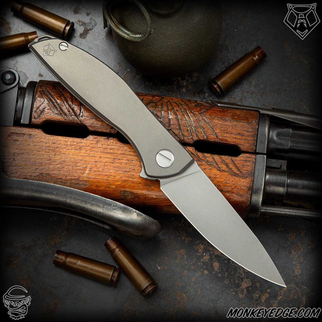 Monkey Edge - Shirogorov Knives: Neon Lite - Tumbled Left Handed
