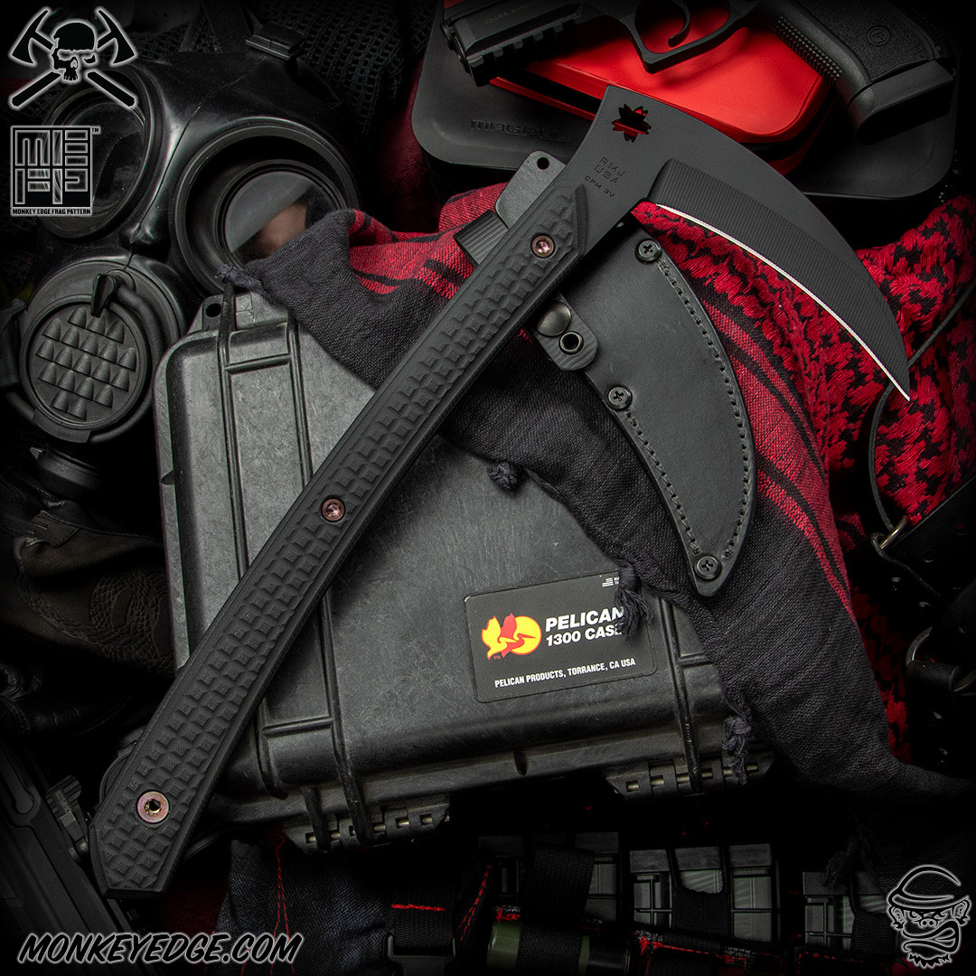 無印良品 RMJ-11B Monkey Edge - RMJ Tactical: Senshi - Blackout Monkey Edge FRAG Pattern