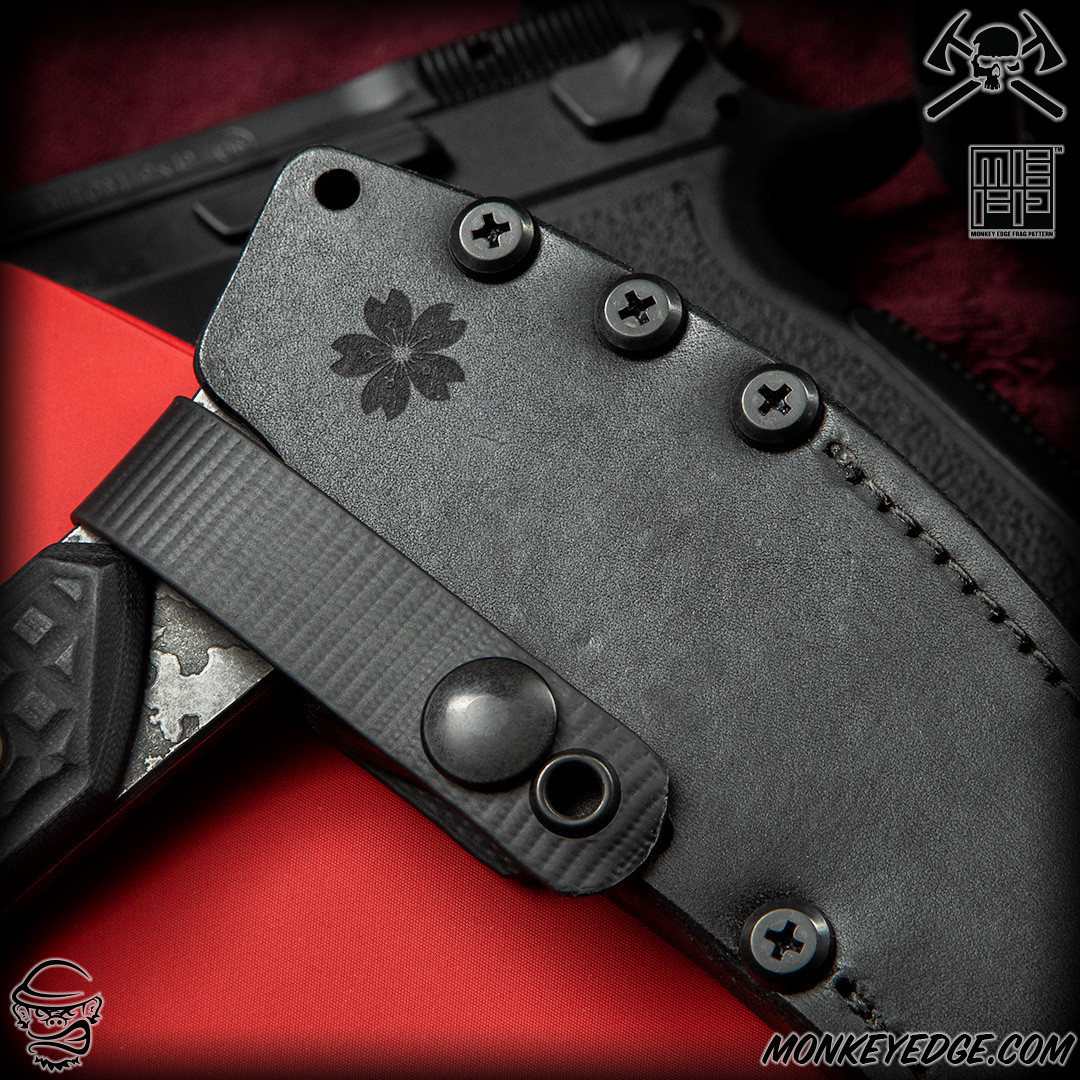 Monkey Edge - RMJ Tactical: Senshi - Acid Etched/Black Monkey Edge