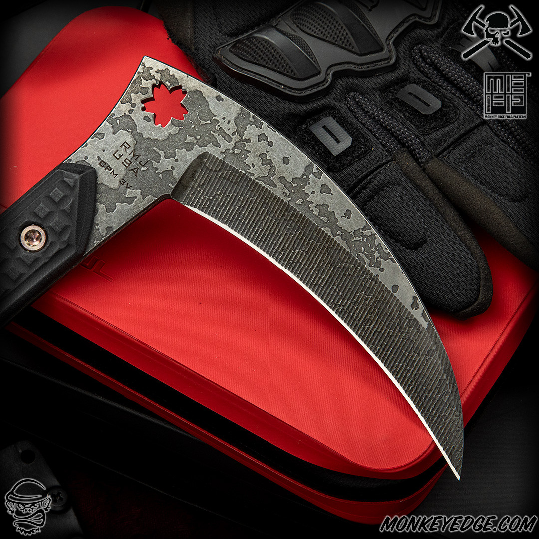 Monkey Edge - RMJ Tactical: Senshi - Acid Etched/Black Monkey Edge