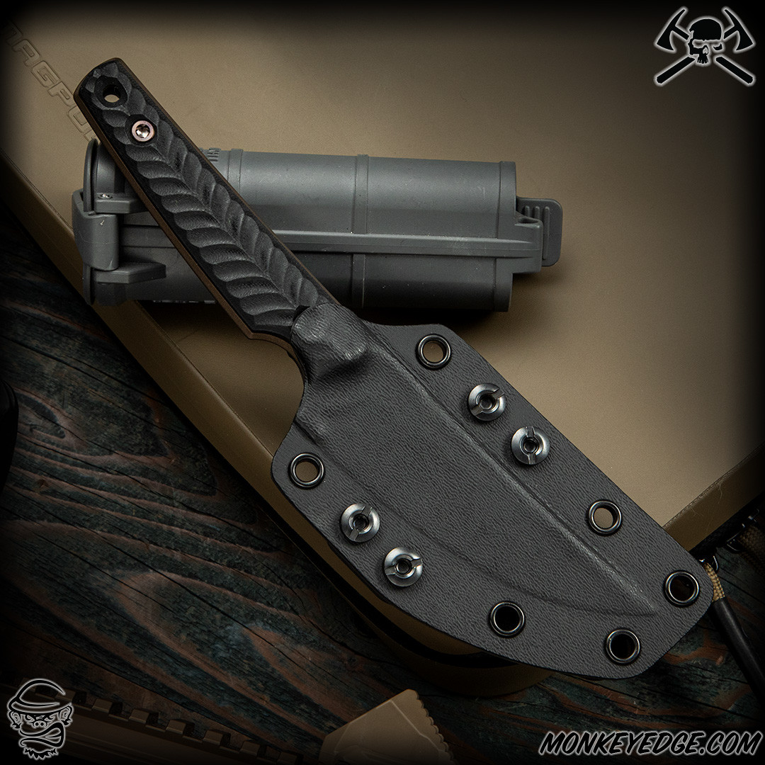 Monkey Edge - RMJ Tactical Fixed Blade: Unmei - Midnight Bronze