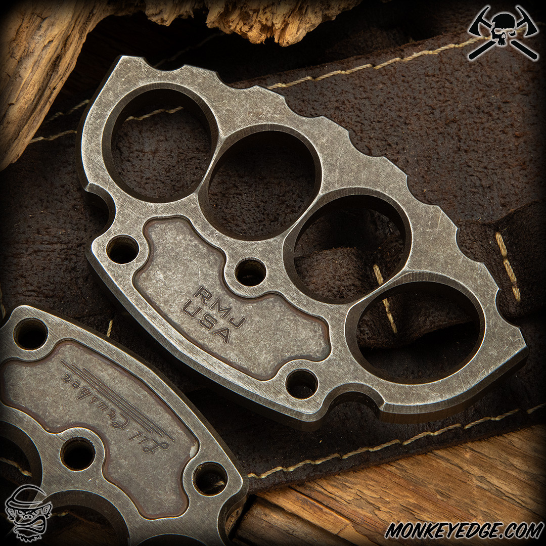 Monkey Edge - RMJ Tactical: Lil' Crusher - Steel Plum Brown Patina