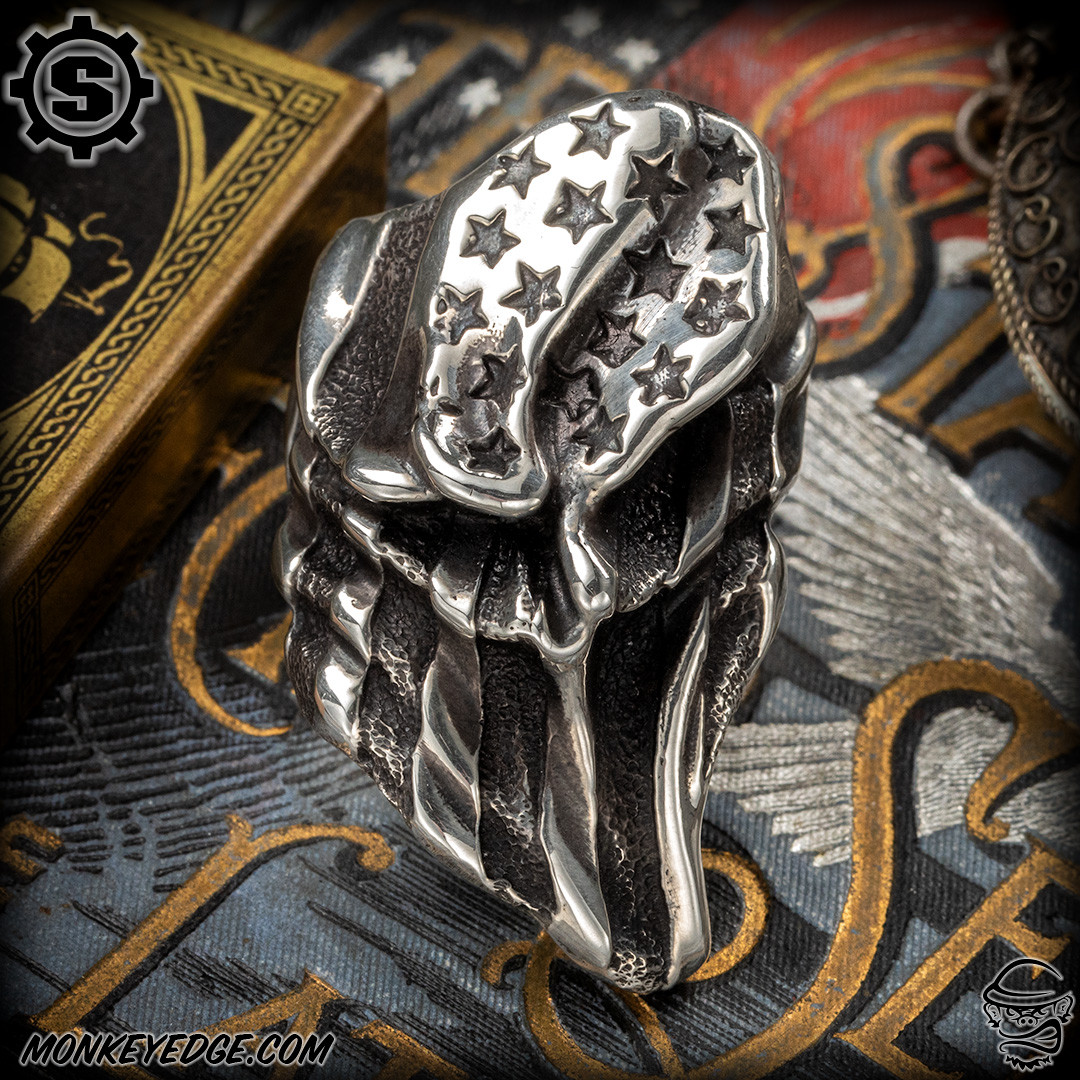 Monkey Edge - Starlingear Ring: Deep State - Silver