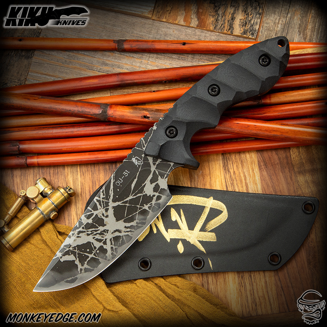 Monkey Edge - Kiku Matsuda Knives: Hasinau Kamui - Acid Washed