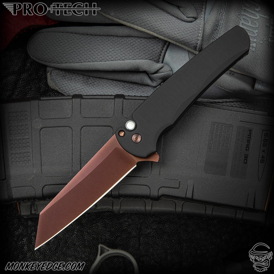 ウーバープロ　30cc Monkey Edge - Pro-Tech Knives: Malibu Reverse Tanto - Copper Rose