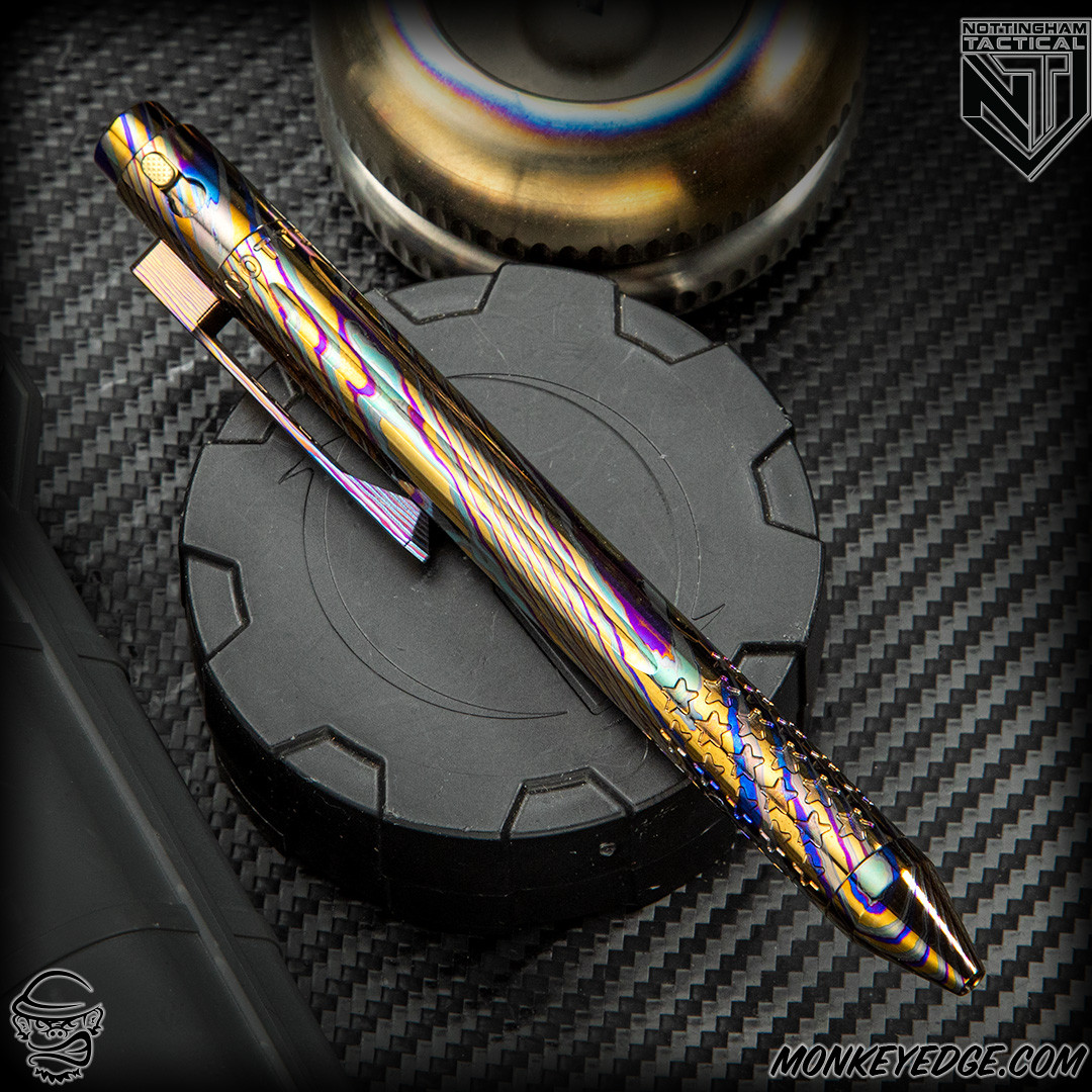 Monkey Edge - Nottingham Tactical Pen: Standard - ZircuTi 250th