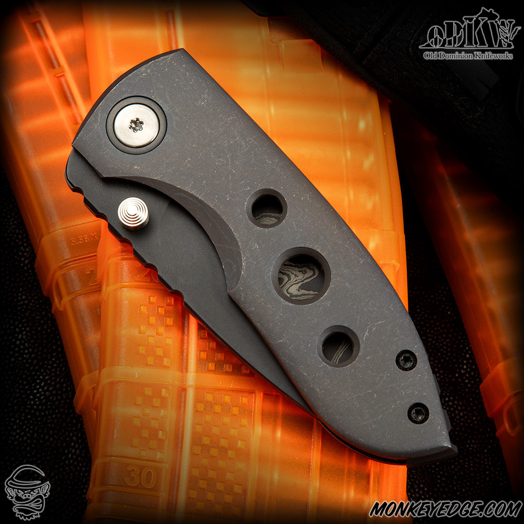 Monkey Edge - Old Dominion Knifeworks: Lil Dybuk - San Mai/Dark Washed