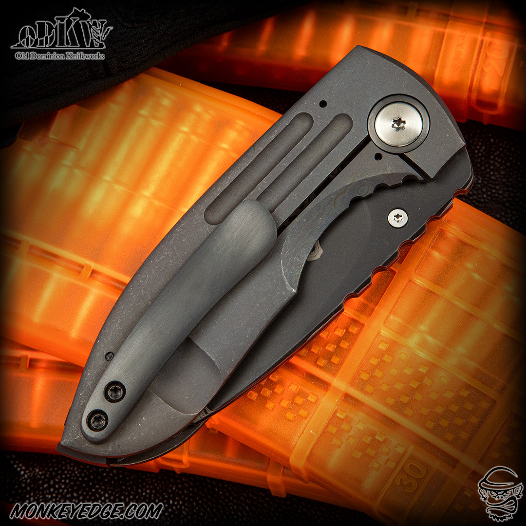 Monkey Edge - Old Dominion Knifeworks: Lil Dybuk - San Mai/Dark Washed