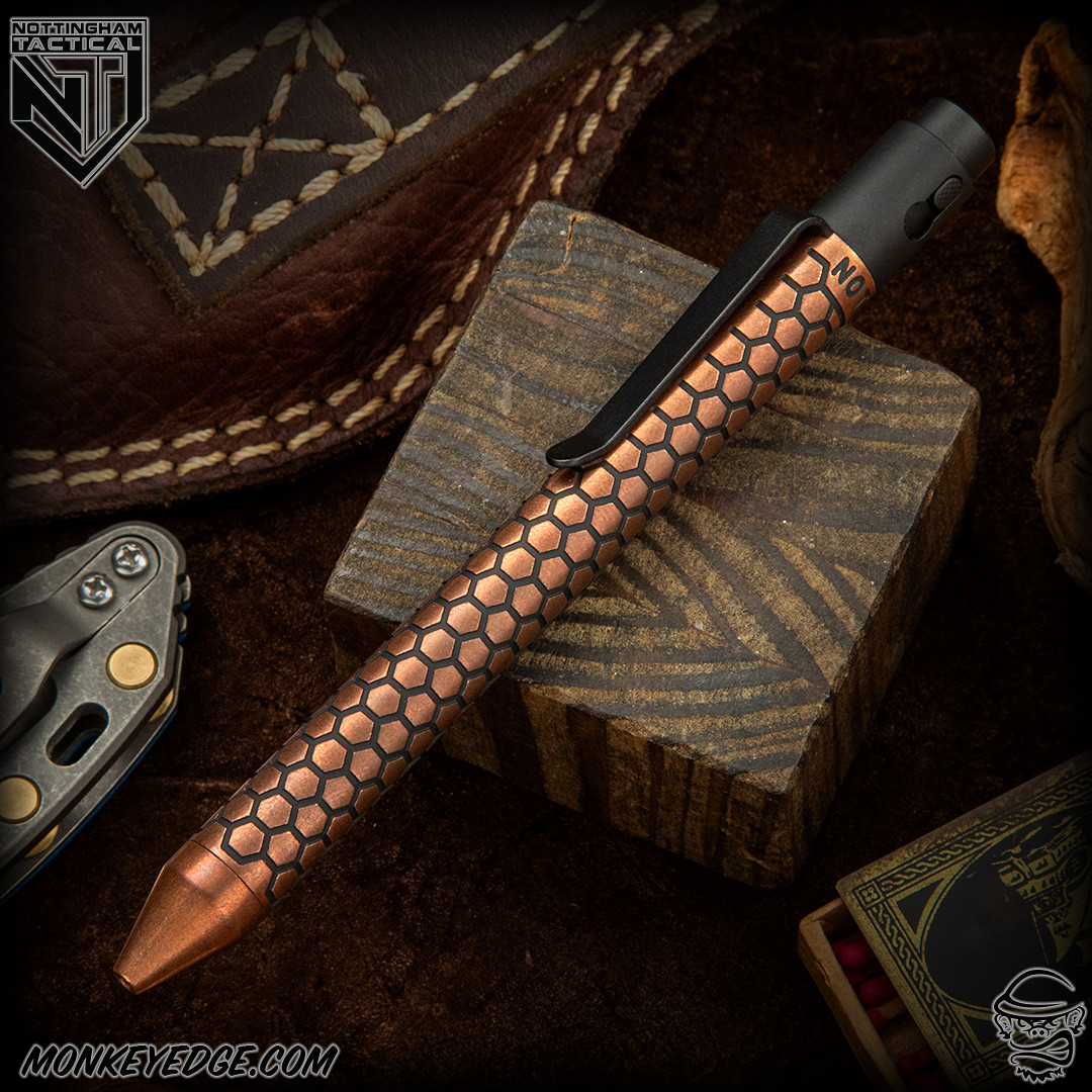 Monkey Edge - Nottingham Tactical: Standard Pen - Copper Two Tone