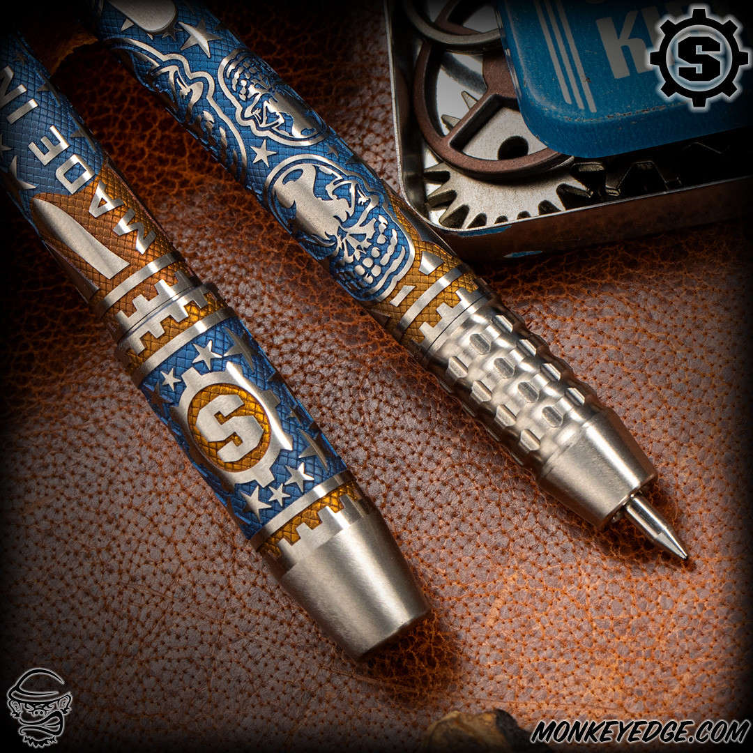 Monkey Edge - Starlingear x Ti2 Design: Techliner Pen - Titanium MIAC