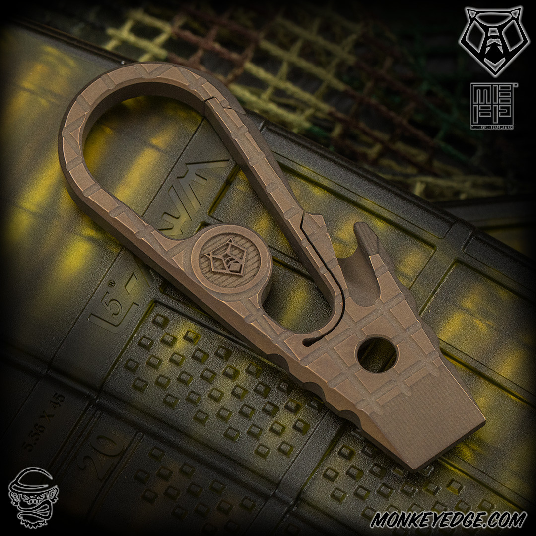 Prime 8 MonkeyFingeR Design (7075) Bグレード Monkey Edge - Shirogorov Tool: Zaika - Bronze Monkey Edge FRAG Pattern