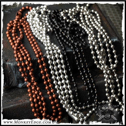 Dog Tag Ball Chain - 24 Inch