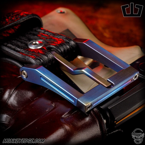 Blackside Customs Modular Belt Buckle - Titanium Flamed