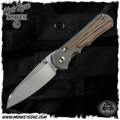 Chris Reeve Knives Folder: Inkosi Large Inlay - Insingo Natural Micarta