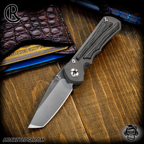 Chris Reeve Knives Folder: Inkosi Small Inlay - Tanto Black Micarta