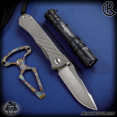Chris Reeve Knives Folder: Umnumzaan - Drop Point LEFT HANDED
