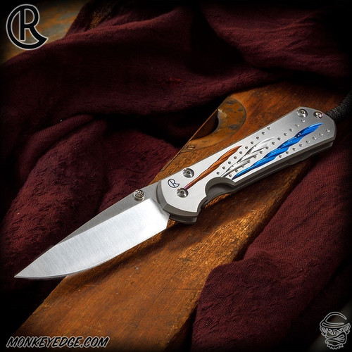 Chris Reeve Knives Folder: Sebenza 31 Large Graphic Unique - Drop Point Tri-Color