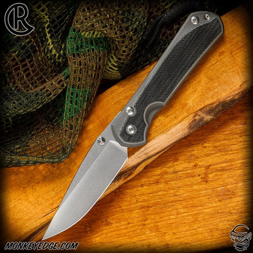 Chris Reeve Knives Folder: Sebenza 31 Large Inlay - Drop Point Black Micarta