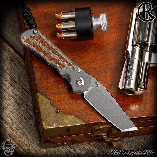 Chris Reeve Knives Folder: Inkosi Small Inlay - Tanto Natural Micarta Left handed