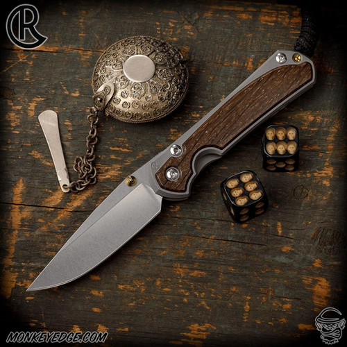 Chris Reeve Knives Folder: Sebenza 31 Small Inlay - Drop Point Bog Oak