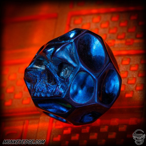 Dmitry Streltsov Bead: Crystal - Titanium Blue