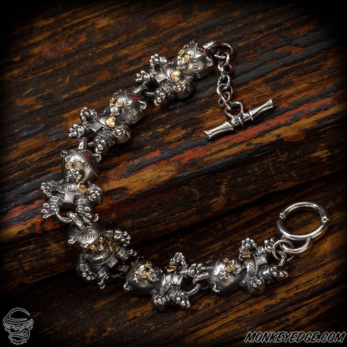 Dmitry Streltsov Bracelet: Bad Teddy - Silver/22k Gold (DSP0330-MQ134)