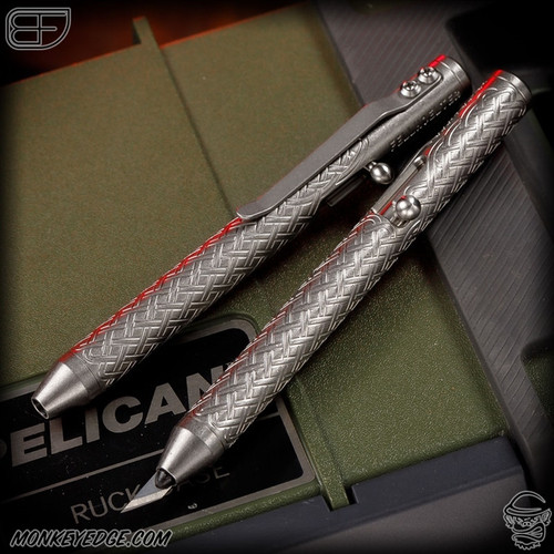 Fellhoelter CrafTiBolt Knife - Titanium Tumbled Celtic