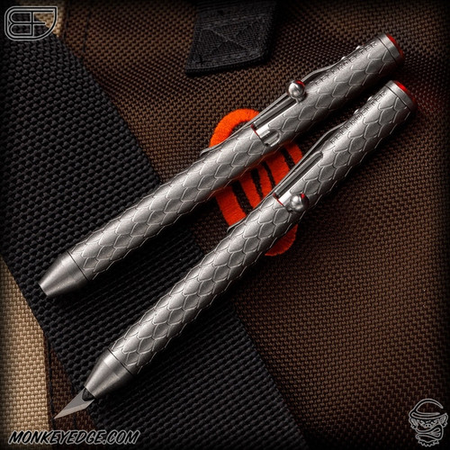 Fellhoelter CrafTiBolt Knife - Titanium Tumbled Dragon