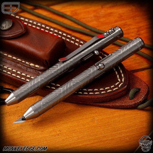 Fellhoelter CrafTiBolt Knife - Titanium Tumbled ISO