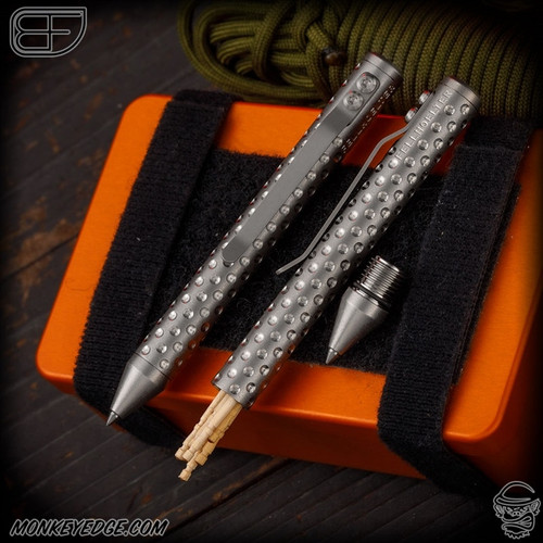 Fellhoelter NotaPen - Titanium Tumbled Dots