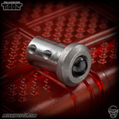 Fellhoelter TiBolt End Cap - Ball Breaker Titanium/Black Ceramic