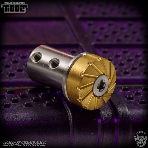 Fellhoelter TiBolt FAP Cap - Vortex Brass Tumbled/Titanium