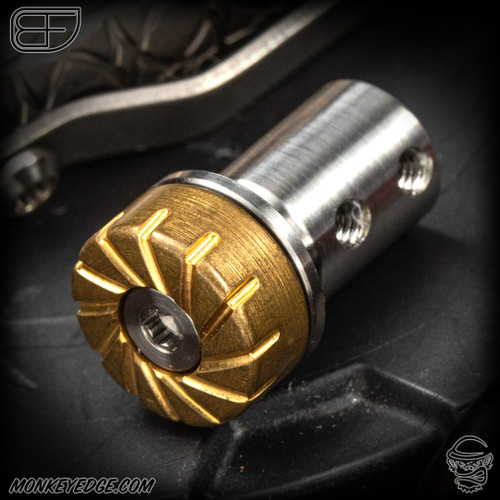 Fellhoelter TiBolt FAP Cap - Vortex Brass Tumbled/Titanium