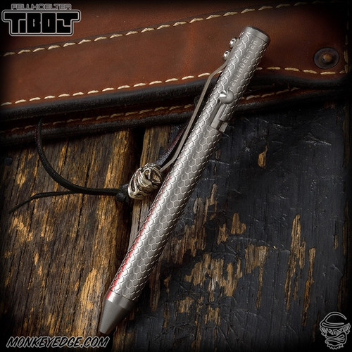 Fellhoelter TiBolt G2 Pen - Titanium Tumbled Baby Dragon
