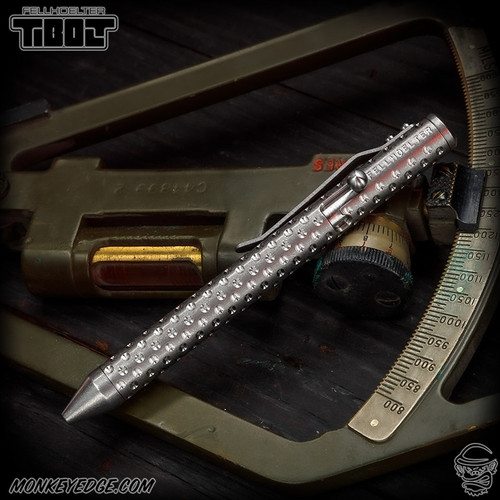 Fellhoelter TiBolt G2 Pen - Titanium Tumbled Dots