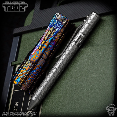 Fellhoelter TiBolt G2 Pen - Titanium Two Tone Dragon