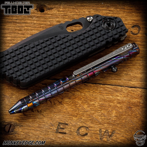 Fellhoelter TiBolt G2 Pen - ZircuTi Monkey Edge FRAG Pattern