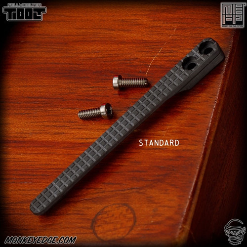 Fellhoelter TiBolt Machined Clip - Zirconium Baby Monkey Edge FRAG Pattern