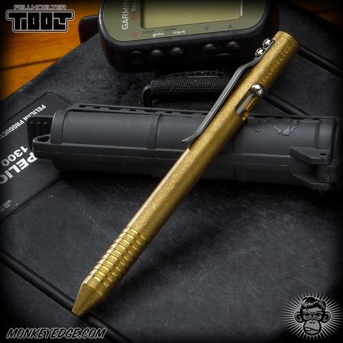 Fellhoelter TiBolt Pen - Brass Tumbled