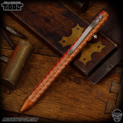 Fellhoelter TiBolt Pen - Copper Tumbled Circles